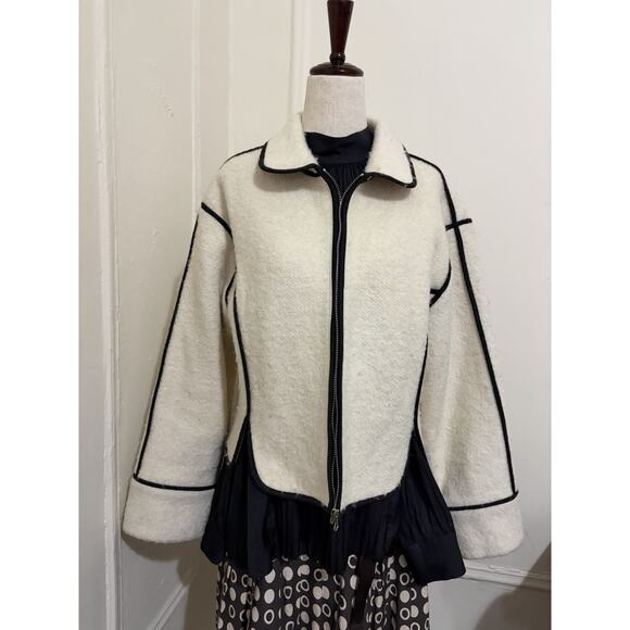 Modern Citizen Madison Contrast Trim Plush Teddy Jacket Size Small - Picture 5 of 8